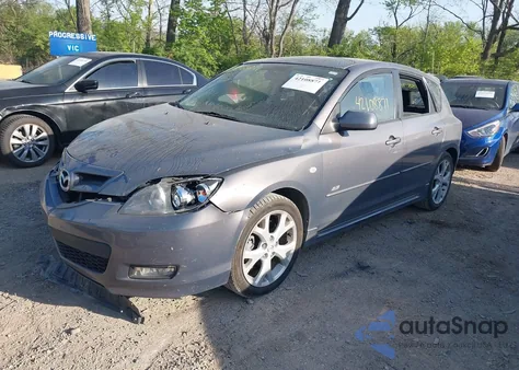 2008 Mazda Mazda3 S Sport из США, поврежденный, VIN JM1BK343281145961
